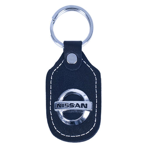 Брелок шкіряний простий NISSAN