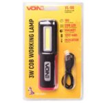 Переносна лампа "VOIN" VL- 99, 3W-COB+3W XPE/АКБ1200mAh/магніт/інд. заряда - Зображення 8