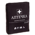 Аптечка медична автомобiльна (07-272-А), 19од. 24шт чорний мякий футляр - Зображення 3