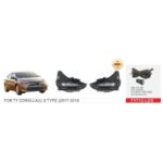 Фари дод. модель Toyota Corolla 2017-19/U.S Type/TY-712L/DRL-12V3W/eл.проводка - Зображення 2