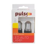 Лампа PULSO/габаритні/LED 3157/W2.5x16q/12SMD-2835/2контакта/9-36v/120/50lm/RED - Зображення 3