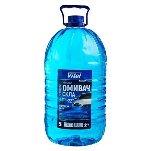 Омивач скла зимовий VITOL "-22" Морський бриз 5л