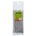 Хомут пластиковий Alloid 2.5 х 200 100 шт./уп. сірий - Зображення 4
