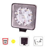 Фара робочого світла WLP-27S1F2 FLOOD 9Led*3W /10-30V/27W/6000K - Зображення 5