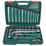 Набір торцевих головок 1/2" 8-32мм и комбінованих ключів 42 пр. (TK-42) HANS