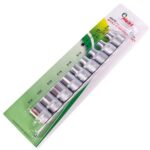 Набір торцевих головок зовнішній торкс 1/2"DR Е10-Е24, 9предмблистер (46410-9C) HANS - Зображення 2