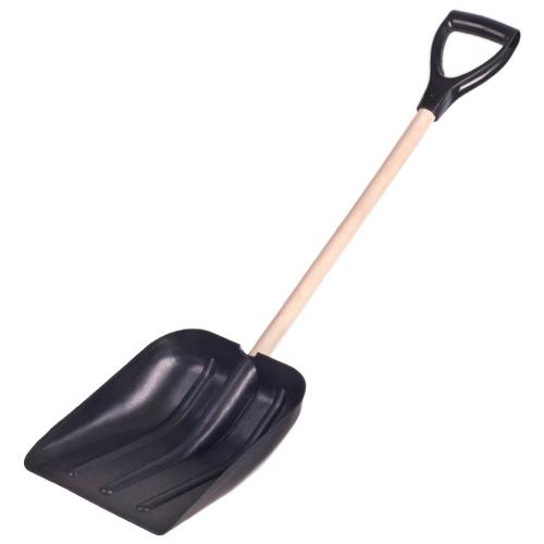 Лопата для снігу з дерев&apos;яною ручкою 94см (270х320мм)