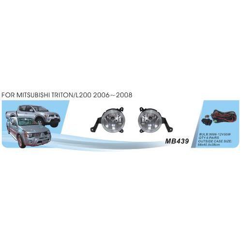 Протитуманні фари DLAA MB-439 для Mitsubishi Triton/L200 2006–2008