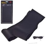 Чохол/обплетення на кермо VSF-H68/4 M чорна/обш/перф./шкіра/4 шви - Зображення 7