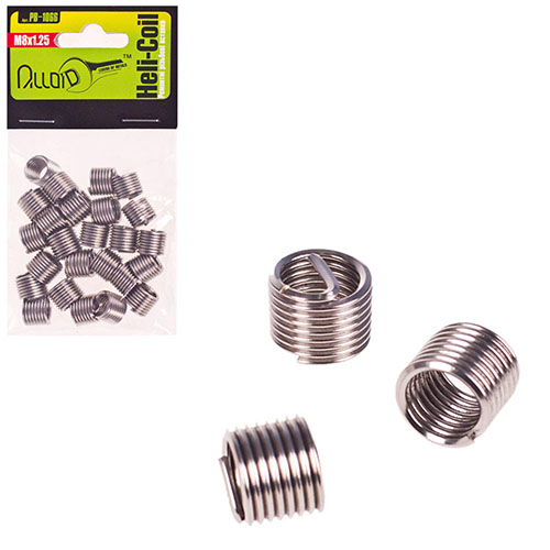 Ремонтні різьбові вставки M8х1.25. 25  шт Alloid