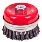 Щітка торцева посилена "пучки крученого дроту" 65мм, М14х2 Alloid