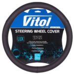 Чохол на кермо 331 M чорна/БО/перф./шкіра