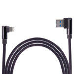 Кабель USB - Apple (Black) 90°