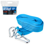 Трос буксирувальний ST215B/ТР-208-2-2 2т стрічка 45мм х 5.0 м синій/карабін/в пакеті - Зображення 8