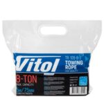 Трос буксирувальний ST1009/ТР-109-8-1 8т стрічка 75мм х 5,0м білий/2 гаки - Зображення 6