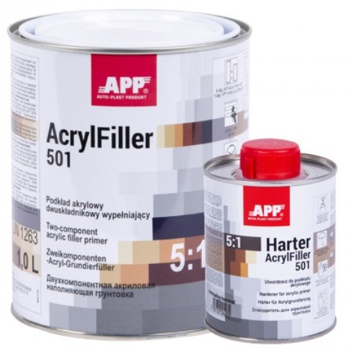 Грунт акриловий APP 2K HS Acrylfiller чорний 5:1 з затверджувачем
