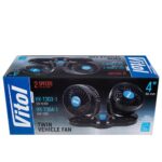 Вентилятор HX-T303-1 4" 12V 6.5W подвійний дві швидкості - Зображення 2