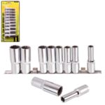 Alloid. Набір голівок високих 1/2" на планці, 10,11,12,13,14,17,19,21,22,24 mm. 11 предм.12гр - Зображення 4