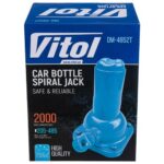 Домкрат механічний телескоп 2т висота підйому 215-485 мм. 4,5кг (DM-4852T/ST-107H) - Зображення 5