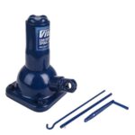 Домкрат механічний телескоп 2т висота підйому 180-385 мм 4кг (DM-3852T/ST-107B) - Зображення 7