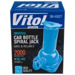 Домкрат механічний телескоп 2т висота підйому 194-405 мм. 4,2кг (DM-4502T/ST-108А) - Зображення 5