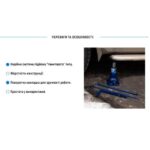 Домкрат механічний телескоп 2т висота підйому 194-405 мм. 4,2кг (DM-4502T/ST-108А) - Зображення 3