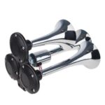 Сигнал повітряний CA-10377/Еlephant/CIKADA 3-дудки метал 12V/24V - Зображення 7