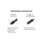 Компресор "ViTOL" K-60 150psi/15Amp/40л/Лiхтар/прикурювач - Зображення 6