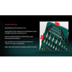 Набор інструмента 163 предмета 1/4", 3/8",1/2" HANS (6 ган.) - Зображення 7