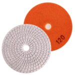 Круг алмазний шліфувальний на липучці 125 мм, зерно 120, Alloid