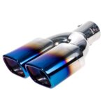 Насадка на глушник НГ-0352-BL, внутр.d 64мм/довж. 280мм/2*зовн. 107*70мм