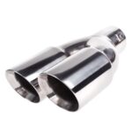 Насадка на глушник НГ-0478, внутр.d 64мм/довж. 229мм/2*зовн. d 76мм