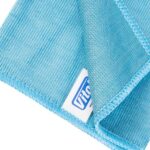 Серветка мікрофібра VR-01L-G д/ скла 40х30см/блакитна - Зображення 3