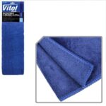 Серветка мікрофібра VR-04M-U універс. 40х40см/синя