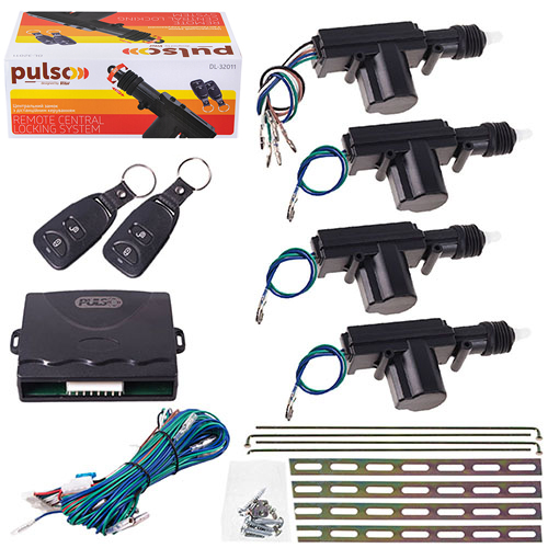 Комплект центрального замка PULSO DL-32011 з пультом, 12 В