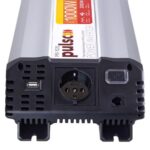 Перетворювач напруги PULSO/IMU-1020/12V-220V/1000W/USB-5VDC2.0A/мод.хвиля/клеми - Зображення 4