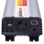 Перетворювач напруги PULSO/ISU-1000/12V-220V/1000W/USB-5VDC2.0A/син.хвиля/клеми - Зображення 3