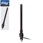 Антена врізна телескоп 61406 хром/58°/4 секції-0,95м/кульок