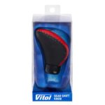 Ручка к/п декор. (F 250132 RD) AX-J2421 червона шкiра - Зображення 2