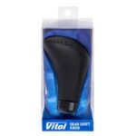 Ручка к/п декор. (F 25015 P) чорна шкіра - Зображення 2