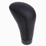 Ручка к/п декор. (F 25015 P) чорна шкіра - Зображення 4