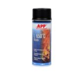 Фарба термостійка APP L650*C Black Spray чорна 400 мл
