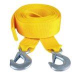 Трос буксир ТРШ-240-3-1 3т стрічка 40мм х 4м жовтий/гак/в пакеті