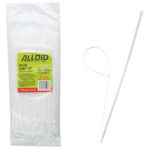 Хомут пластиковий Alloid 3.6 х 200 100 шт./уп. білий