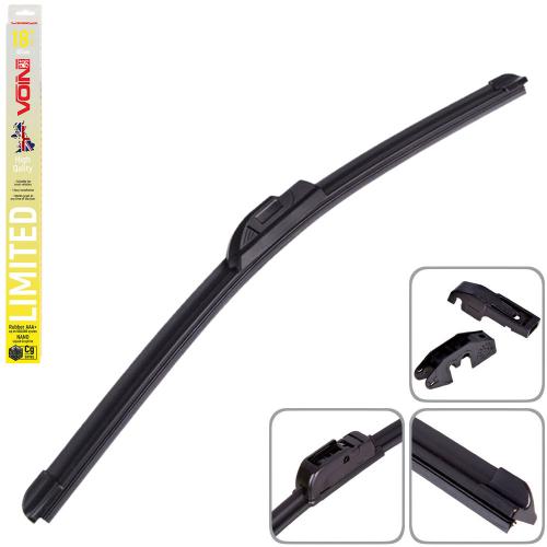 Щітка склоочищувача VOIN LIMITED 18″ (450 мм) безкаркасна