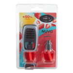 Ароматизатор на дефлектор "Nuvo" Double Blister Strawberry 8ml (уп. 12 шт) з запаскою