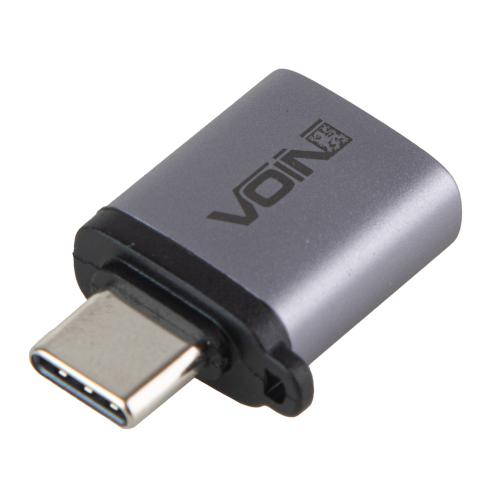 Адаптер OTG VOIN USB 3.0 в Type C Grey