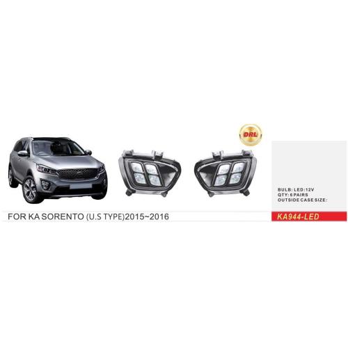 Фари дод. модель KIA Sorento/2016-18/KA-944-LED/U.S TYPE/DRL