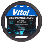 Чохол на кермо VLOD-19P009 BK L чорн./БО