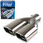 Насадка на глушник НГ-1154, внутр.d 64мм/довж. 229мм/зовн.78*63мм